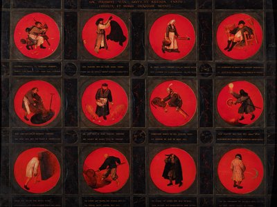 Twelve Proverbs, c.1558-60 by Pieter Bruegel the Elder